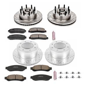 Power Stop - Power Stop Z23 EVOLUTION SPORT UPGRADE KIT: DRILLED/SLOTTED ROTORS - K5587 - Image 2