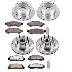 Power Stop - Power Stop Z36 TRUCK/TOW UPGRADE KIT: DRILLED/SLOTTED ROTORS - K5587-36 - Image 2