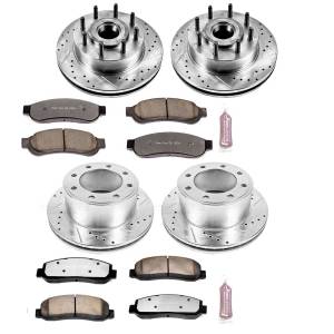 Power Stop - Power Stop Z36 TRUCK/TOW UPGRADE KIT: DRILLED/SLOTTED ROTORS - K5589-36 - Image 2