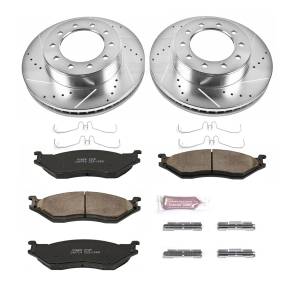 Power Stop - Power Stop Z23 EVOLUTION SPORT UPGRADE KIT: DRILLED/SLOTTED ROTORS - K5964 - Image 2