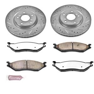 Power Stop - Power Stop Z36 TRUCK/TOW UPGRADE KIT: DRILLED/SLOTTED ROTORS - K5964-36 - Image 2