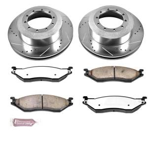 Power Stop - Power Stop Z36 TRUCK/TOW UPGRADE KIT: DRILLED/SLOTTED ROTORS - K5966-36 - Image 2