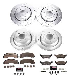 Power Stop - Power Stop Z36 TRUCK/TOW UPGRADE KIT: DRILLED/SLOTTED ROTORS - K6268-36 - Image 2
