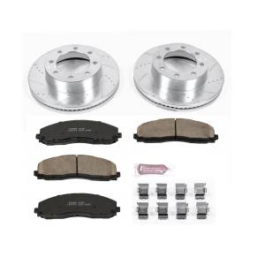 Power Stop - Power Stop Z23 EVOLUTION SPORT UPGRADE KIT: DRILLED/SLOTTED ROTORS - K6403 - Image 2