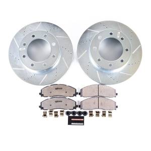 Power Stop - Power Stop Z36 TRUCK/TOW UPGRADE KIT: DRILLED/SLOTTED ROTORS - K6403-36 - Image 2