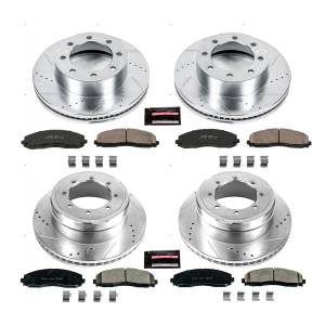 Power Stop - Power Stop Z23 EVOLUTION SPORT UPGRADE KIT: DRILLED/SLOTTED ROTORS - K6404 - Image 2