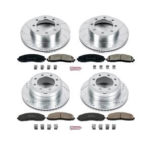 Power Stop - Power Stop Z23 EVOLUTION SPORT UPGRADE KIT: DRILLED/SLOTTED ROTORS - K6405 - Image 2