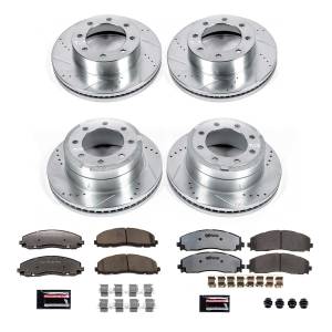 Power Stop - Power Stop Z36 TRUCK/TOW UPGRADE KIT: DRILLED/SLOTTED ROTORS - K6405-36 - Image 2