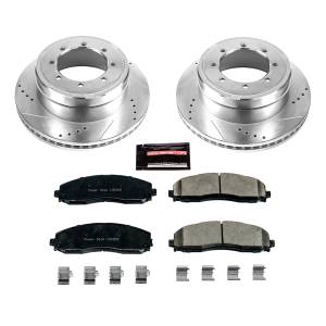 Power Stop - Power Stop Z23 EVOLUTION SPORT UPGRADE KIT: DRILLED/SLOTTED ROTORS - K6406 - Image 2