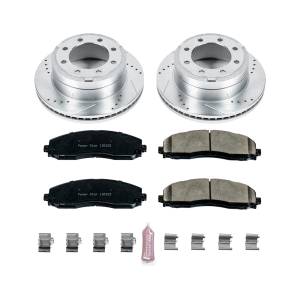 Power Stop - Power Stop Z23 EVOLUTION SPORT UPGRADE KIT: DRILLED/SLOTTED ROTORS - K6407 - Image 2