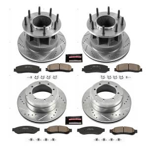 Power Stop - Power Stop Z23 EVOLUTION SPORT UPGRADE KIT: DRILLED/SLOTTED ROTORS - K6527 - Image 2