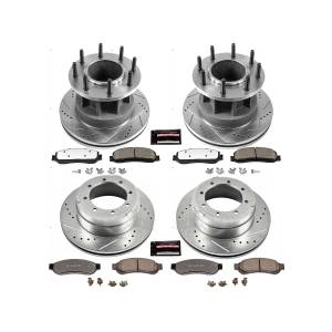 Power Stop - Power Stop Z36 TRUCK/TOW UPGRADE KIT: DRILLED/SLOTTED ROTORS - K6527-36 - Image 2