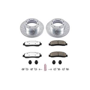 Power Stop - Power Stop Z36 TRUCK/TOW UPGRADE KIT: DRILLED/SLOTTED ROTORS - K6545-36 - Image 2