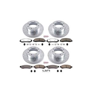 Power Stop - Power Stop Z36 TRUCK/TOW UPGRADE KIT: DRILLED/SLOTTED ROTORS - K6546-36 - Image 2