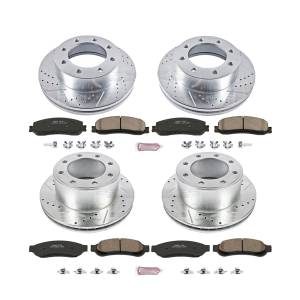 Power Stop - Power Stop Z23 EVOLUTION SPORT UPGRADE KIT: DRILLED/SLOTTED ROTORS - K6547 - Image 2