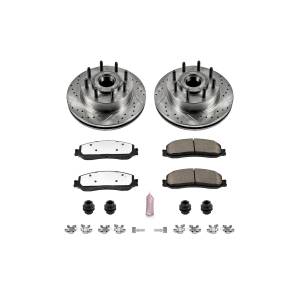 Power Stop - Power Stop Z36 TRUCK/TOW UPGRADE KIT: DRILLED/SLOTTED ROTORS - K6550-36 - Image 2