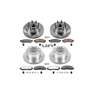 Power Stop - Power Stop Z36 TRUCK/TOW UPGRADE KIT: DRILLED/SLOTTED ROTORS - K6551-36 - Image 2