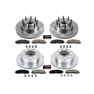 Power Stop - Power Stop Z23 EVOLUTION SPORT UPGRADE KIT: DRILLED/SLOTTED ROTORS - K6820 - Image 2