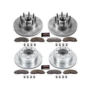 Power Stop - Power Stop Z36 TRUCK/TOW UPGRADE KIT: DRILLED/SLOTTED ROTORS - K6820-36 - Image 2