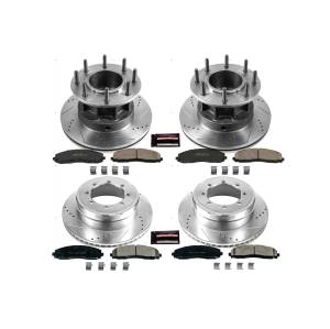 Power Stop - Power Stop Z23 EVOLUTION SPORT UPGRADE KIT: DRILLED/SLOTTED ROTORS - K6822 - Image 2