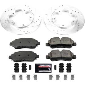 Power Stop - Power Stop Z23 EVOLUTION SPORT UPGRADE KIT: DRILLED/SLOTTED ROTORS - K7145 - Image 2