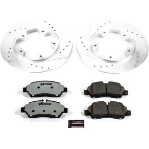 Power Stop - Power Stop Z36 TRUCK/TOW UPGRADE KIT: DRILLED/SLOTTED ROTORS - K7145-36 - Image 2