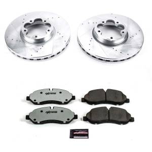 Power Stop - Power Stop Z36 TRUCK/TOW UPGRADE KIT: DRILLED/SLOTTED ROTORS - K7148-36 - Image 2