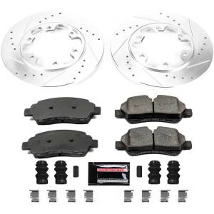 Power Stop - Power Stop Z23 EVOLUTION SPORT UPGRADE KIT: DRILLED/SLOTTED ROTORS - K7149 - Image 2