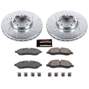 Power Stop - Power Stop Z23 EVOLUTION SPORT UPGRADE KIT: DRILLED/SLOTTED ROTORS - K7150 - Image 2