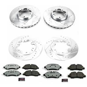 Power Stop - Power Stop Z36 TRUCK/TOW UPGRADE KIT: DRILLED/SLOTTED ROTORS - K7234-36 - Image 2