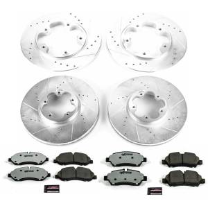 Power Stop - Power Stop Z36 TRUCK/TOW UPGRADE KIT: DRILLED/SLOTTED ROTORS - K7235-36 - Image 2