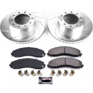 Power Stop - Power Stop Z36 TRUCK/TOW UPGRADE KIT: DRILLED/SLOTTED ROTORS - K7422-36 - Image 2