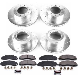 Power Stop - Power Stop Z36 TRUCK/TOW UPGRADE KIT: DRILLED/SLOTTED ROTORS - K7423-36 - Image 2