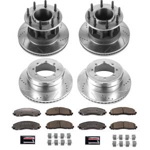 Power Stop - Power Stop Z36 TRUCK/TOW UPGRADE KIT: DRILLED/SLOTTED ROTORS - K7572-36 - Image 2