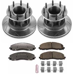 Power Stop - Power Stop Z36 TRUCK/TOW UPGRADE KIT: DRILLED/SLOTTED ROTORS - K7669-36 - Image 2