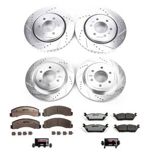 Power Stop - Power Stop Z36 TRUCK/TOW UPGRADE KIT: DRILLED/SLOTTED ROTORS - K8026-36 - Image 2