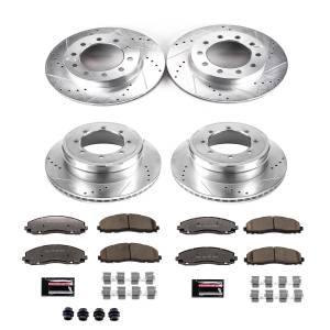 Power Stop - Power Stop Z36 TRUCK/TOW UPGRADE KIT: DRILLED/SLOTTED ROTORS - K8027-36 - Image 2