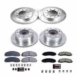 Power Stop - Power Stop Z23 EVOLUTION SPORT UPGRADE KIT: DRILLED/SLOTTED ROTORS - K8028 - Image 2