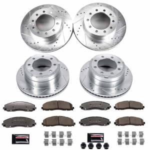 Power Stop - Power Stop Z36 TRUCK/TOW UPGRADE KIT: DRILLED/SLOTTED ROTORS - K8028-36 - Image 2