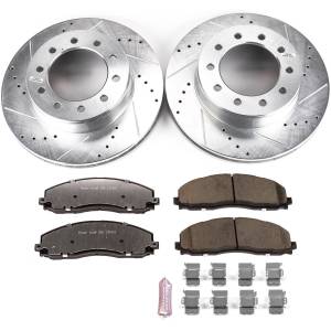 Power Stop - Power Stop Z36 TRUCK/TOW UPGRADE KIT: DRILLED/SLOTTED ROTORS - K8029-36 - Image 2