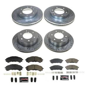 Power Stop - Power Stop Z23 EVOLUTION SPORT UPGRADE KIT: DRILLED/SLOTTED ROTORS - K8448 - Image 2