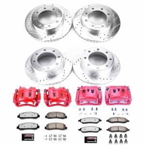 Power Stop - Power Stop Z36 TRUCK/TOW UPGRADE KIT: DRILLED/SLOTTED ROTORS,  CARBON-FIBER CERAMIC PADS - KC1782-36 - Image 2