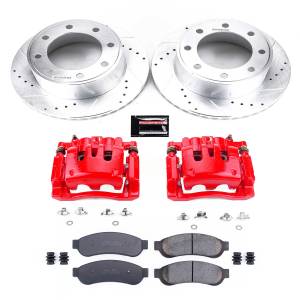 Power Stop - Power Stop Z23 EVOLUTION SPORT UPGRADE KIT: DRILLED/SLOTTED ROTORS,  CARBON-FIBER CERAMIC PADS - KC1798 - Image 2