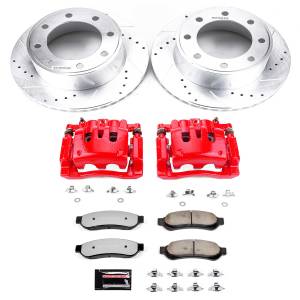 Power Stop - Power Stop Z36 TRUCK/TOW UPGRADE KIT: DRILLED/SLOTTED ROTORS,  CARBON-FIBER CERAMIC PADS - KC1798-36 - Image 2