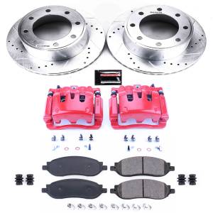 Power Stop - Power Stop Z23 EVOLUTION SPORT UPGRADE KIT: DRILLED/SLOTTED ROTORS,  CARBON-FIBER CERAMIC PADS - KC1799 - Image 2