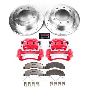 Power Stop - Power Stop Z36 TRUCK/TOW UPGRADE KIT: DRILLED/SLOTTED ROTORS,  CARBON-FIBER CERAMIC PADS - KC1905-36 - Image 2