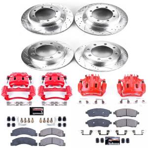 Power Stop - Power Stop Z23 EVOLUTION SPORT UPGRADE KIT: DRILLED/SLOTTED ROTORS,  CARBON-FIBER CERAMIC PADS - KC1907A - Image 2