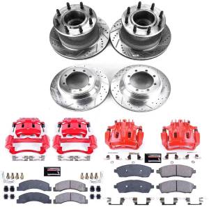 Power Stop - Power Stop Z23 EVOLUTION SPORT UPGRADE KIT: DRILLED/SLOTTED ROTORS,  CARBON-FIBER CERAMIC PADS - KC2868A - Image 2