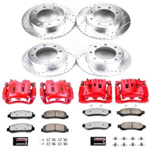 Power Stop - Power Stop Z36 TRUCK/TOW UPGRADE KIT: DRILLED/SLOTTED ROTORS,  CARBON-FIBER CERAMIC PADS - KC2895-36 - Image 2