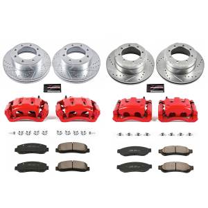 Power Stop - Power Stop Z23 EVOLUTION SPORT UPGRADE KIT: DRILLED/SLOTTED ROTORS,  CARBON-FIBER CERAMIC PADS - KC4033 - Image 2